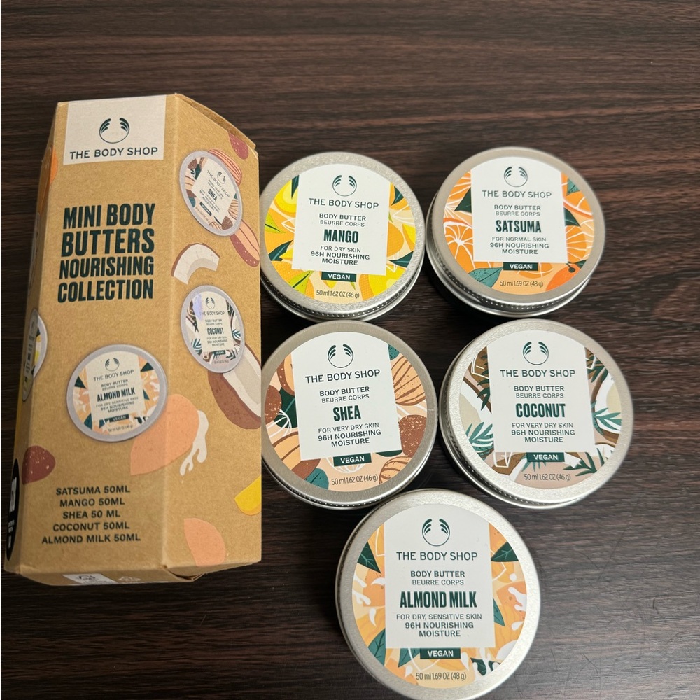 THE BODY SHOP MINI BODY BUTTERS NOURISHING COLLECTION